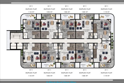 Apartment for sale in Oba, Antalya, Turkey, 52m2, No. 94691 – photo 7