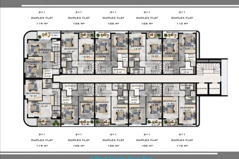 Apartment for sale in Oba, Antalya, Turkey, 52m2, No. 94691 – photo 3