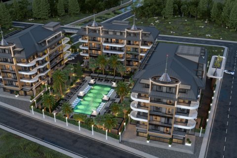 Квартира  3+1 в Каргыджаке, Аланья, Анталья, Турция №137358