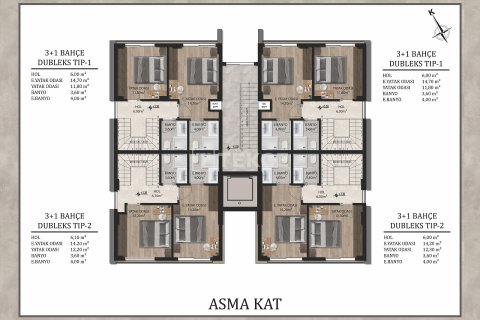 2+1 Lejlighed  i Antalya, Tyrkiet Nr. 212076 - 13