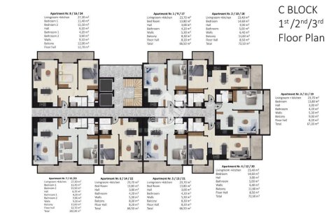 1+1 Leilighet i Kargicak, Alanya, Antalya, Tyrkia Nr. 86459 - 30