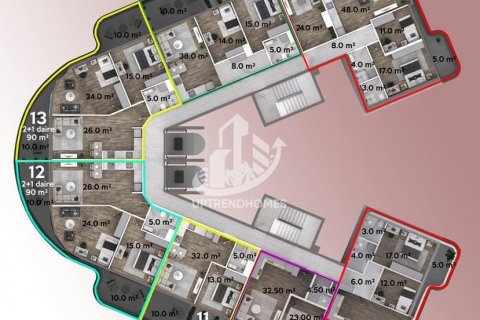 1+1 Wohnung in Gazipasa, Antalya, Türkei Nr. 86457 - 6