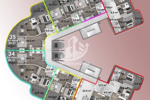 1+1 Wohnung in Gazipasa, Antalya, Türkei Nr. 86457 - 9