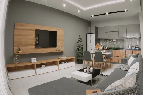 1+1 Lejlighed  i Alanya, Antalya, Tyrkiet Nr. 223733 - 4