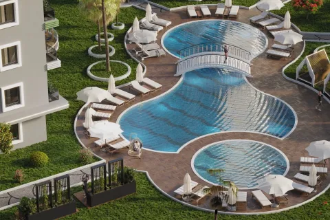 1+1 Lejlighed  i Alanya, Antalya, Tyrkiet Nr. 223733 - 14