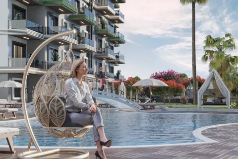 1+1 Lejlighed  i Alanya, Antalya, Tyrkiet Nr. 223733 - 15