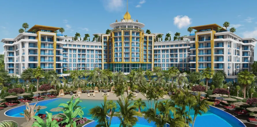 1+1 Lägenhet  i Alanya, Antalya, Turkiet Nr. 223736