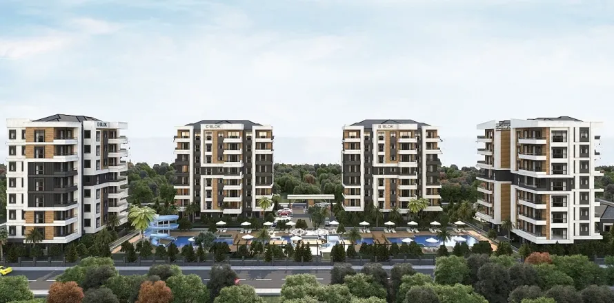 Квартира  2+1 в Аксу, Анталья, Турция №220984