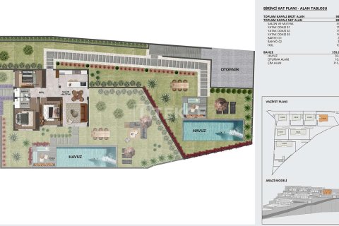 4+1 Leilighet i Bodrum, Mugla, Tyrkia Nr. 228709 - 22