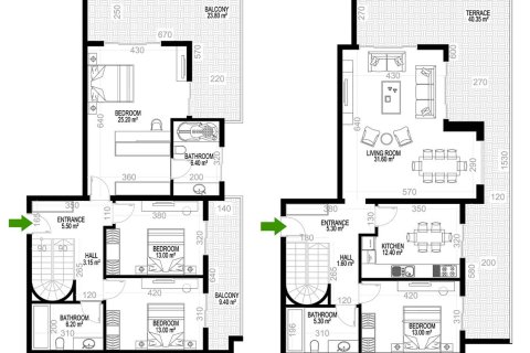 4+1 Wohnung in Mahmutlar, Antalya, Türkei Nr. 219160 - 16
