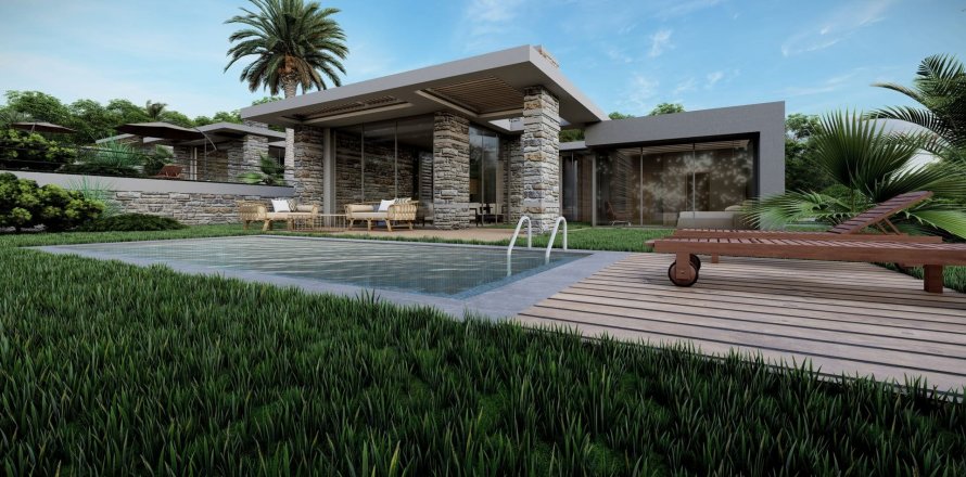 3+1 Villa i Bodrum, Mugla, Turkiet Nr. 97543