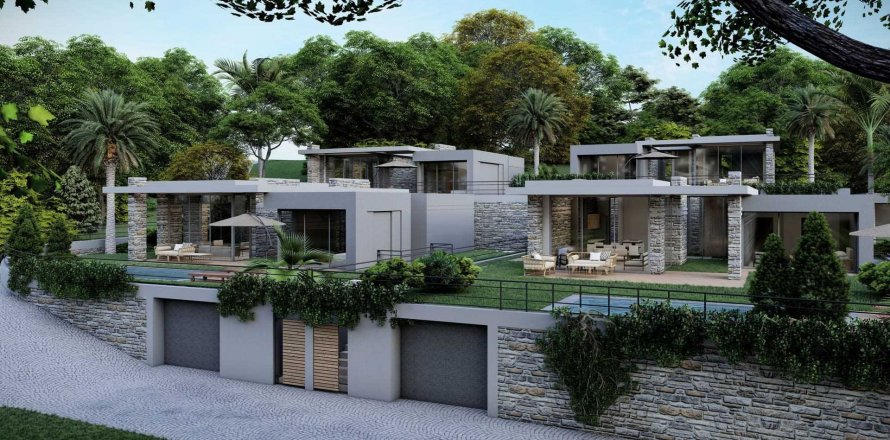 3+1 Villa i Bodrum, Mugla, Tyrkiet Nr. 97541