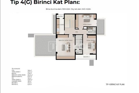 Villa for sale in Bursa, Turkey, 5 bedrooms, 240m2, No. 224691 – photo 16