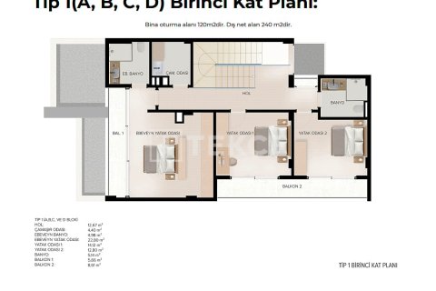 Villa for sale in Bursa, Turkey, 5 bedrooms, 240m2, No. 224691 – photo 10