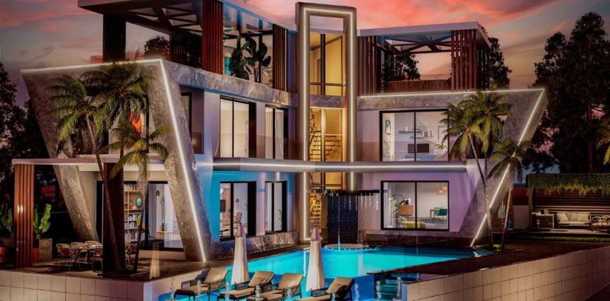 4+1 Villa i Alanya, Antalya, Tyrkia Nr. 86728