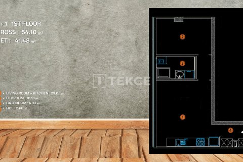 2+1 Wohnung  in Istanbul, Türkei Nr. 222471 - 11