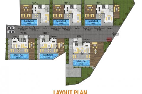 5+2 Villa i Alanya, Antalya, Turkiet Nr. 216028 - 28