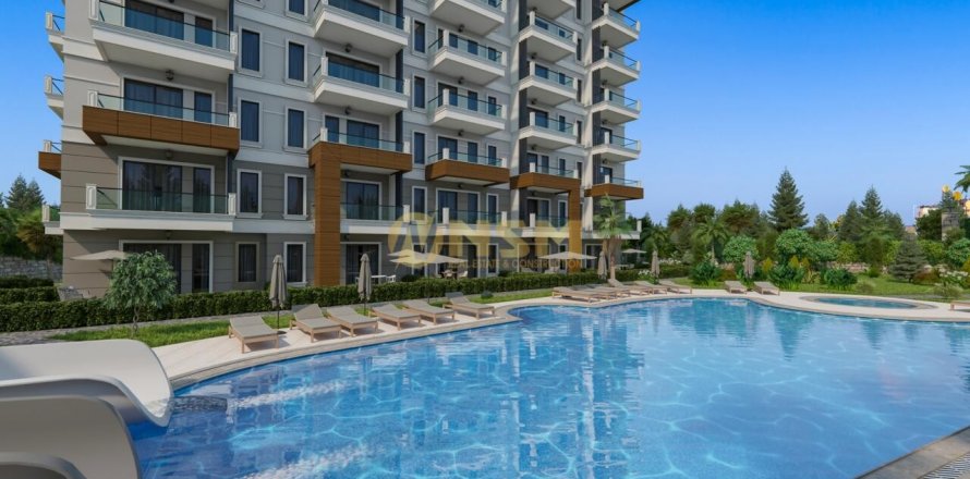 1+1 Lejlighed  i Alanya, Antalya, Tyrkiet Nr. 92323