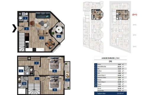 Apartment for sale  in Alanya, Antalya, Turkey, 53m2, No. 95110 – photo 26