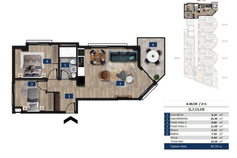 Apartment for sale  in Alanya, Antalya, Turkey, 53m2, No. 95110 – photo 10