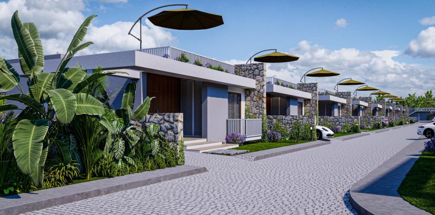 2+1 Villa i Yeni Erenkoy, Guzelyurt, Nr. 214627