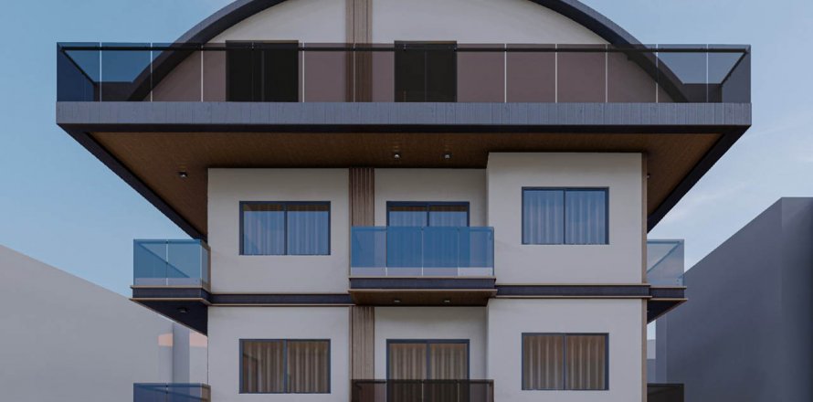 3+1 Lägenhet  i Alanya, Antalya, Turkiet Nr. 95939