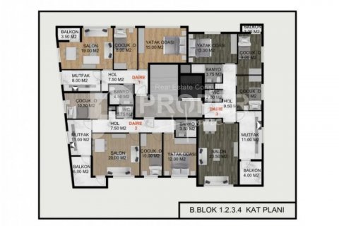Apartment for sale in Muratpasa, Antalya, Turkey, 65m2, No. 102900 – photo 11