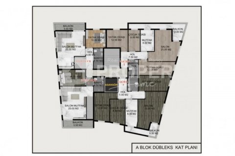 Apartment for sale in Muratpasa, Antalya, Turkey, 65m2, No. 102900 – photo 8