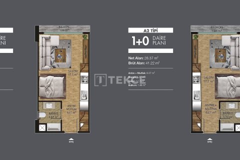 2+1 Wohnung  in Yalova, Türkei Nr. 227184 - 12