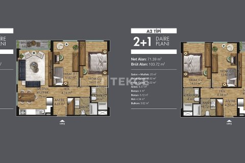 2+1 Wohnung  in Yalova, Türkei Nr. 227184 - 16
