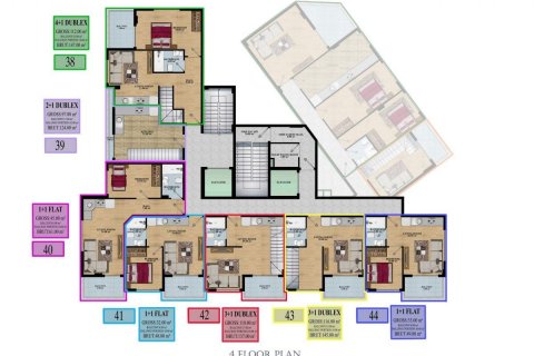Wohnung  in Mahmutlar, Antalya, Türkei Nr. 95030 - 5