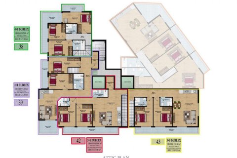 Wohnung  in Mahmutlar, Antalya, Türkei Nr. 95030 - 6