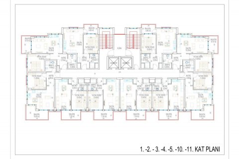 Wohnung  in Mahmutlar, Antalya, Türkei Nr. 94703 - 18