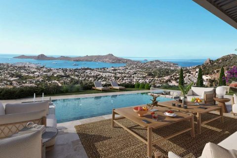 4+1 Villa  i Bodrum, Muratpasa, Tyrkia Nr. 217134