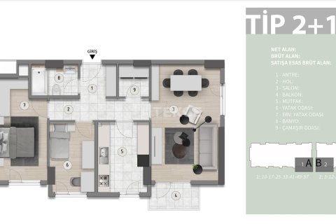Daire  2+1  İstanbul, Türkiye №224606 - 27