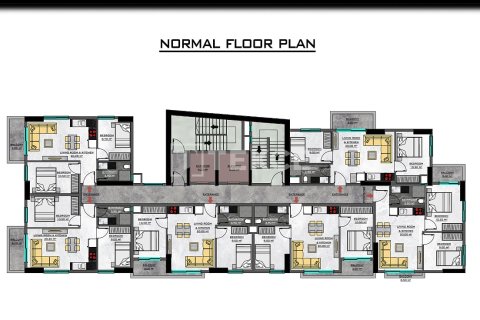 3+1 Takleilighet i Alanya, Antalya, Tyrkia Nr. 217259 - 27