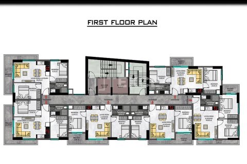 3+1 Takleilighet i Alanya, Antalya, Tyrkia Nr. 217259 - 26