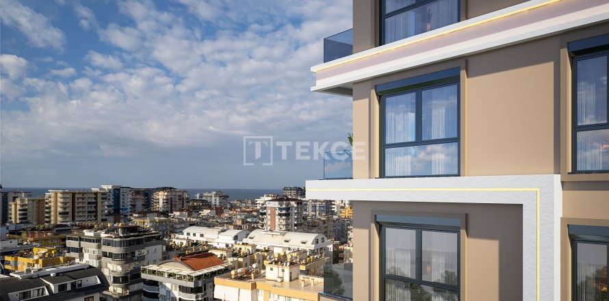 3+1 Takleilighet i Alanya, Antalya, Tyrkia Nr. 217259