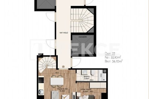 Apartment for sale in Istanbul, Turkey, 2 bedrooms, 109m2, No. 232141 – photo 2