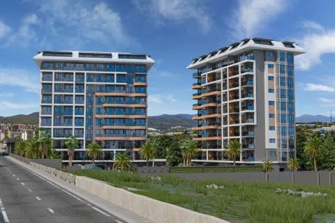 1+1 Leilighet  i Alanya, Antalya, Tyrkia Nr. 223841