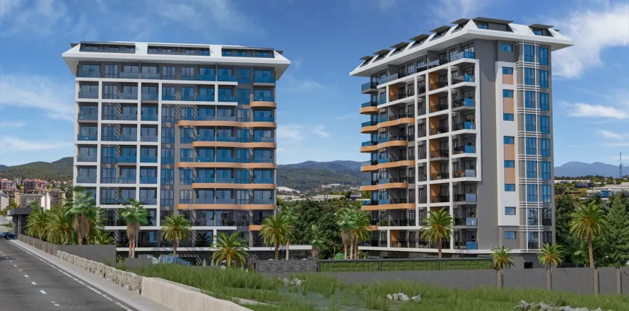 Daire  1+1  Alanya, Antalya, Türkiye №223841