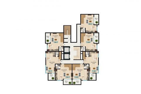 Apartment for sale  in Mahmutlar, Antalya, Turkey, 53m2, No. 94258 – photo 25