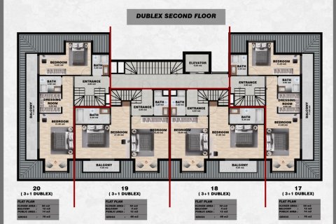 Продажа квартиры  в Джикджилли, Анталье, Турция 3 комн., 69м2, №93769 – фото 25