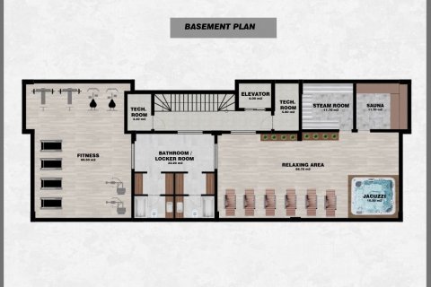 Продажа квартиры  в Джикджилли, Анталье, Турция 3 комн., 69м2, №93769 – фото 22