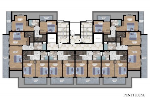 Продажа квартиры  в Аланье, Анталье, Турция 2 комн., 55м2, №94720 – фото 13