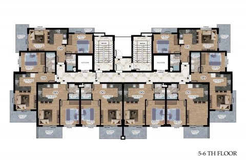 Продажа квартиры  в Аланье, Анталье, Турция 2 комн., 55м2, №94720 – фото 16