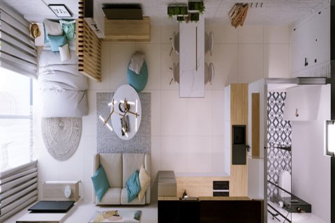 Продажа квартиры в Гирне, Северный Кипр 1 комн., 42м2, №211803 – фото 5