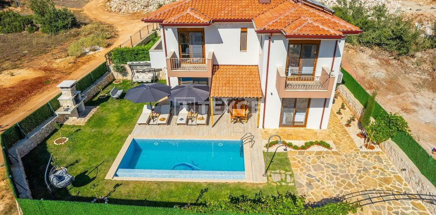 3+1 Villa i Kas, Antalya, Tyrkia Nr. 212428