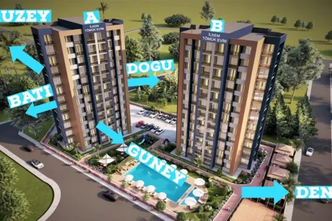 2+1 Lägenhet  i Kepez, Canakkale, Turkiet Nr. 223781 - 30