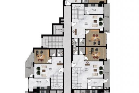 Erhvervsejendom  i Oba, Antalya, Tyrkiet Nr. 95010 - 2